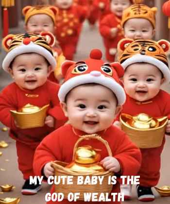 My Cute Baby is the God of Wealth